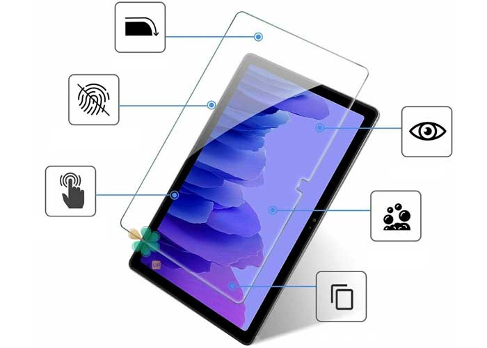 خرید گلس دور تراش بدون حاشیه میتوبل برای تبلت گلکسی Tab A7 10.4 - ضد خط و خراش